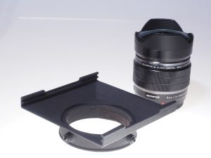 Filterholder for the ZUIKO µFT 8mm f1,8 Fisheye